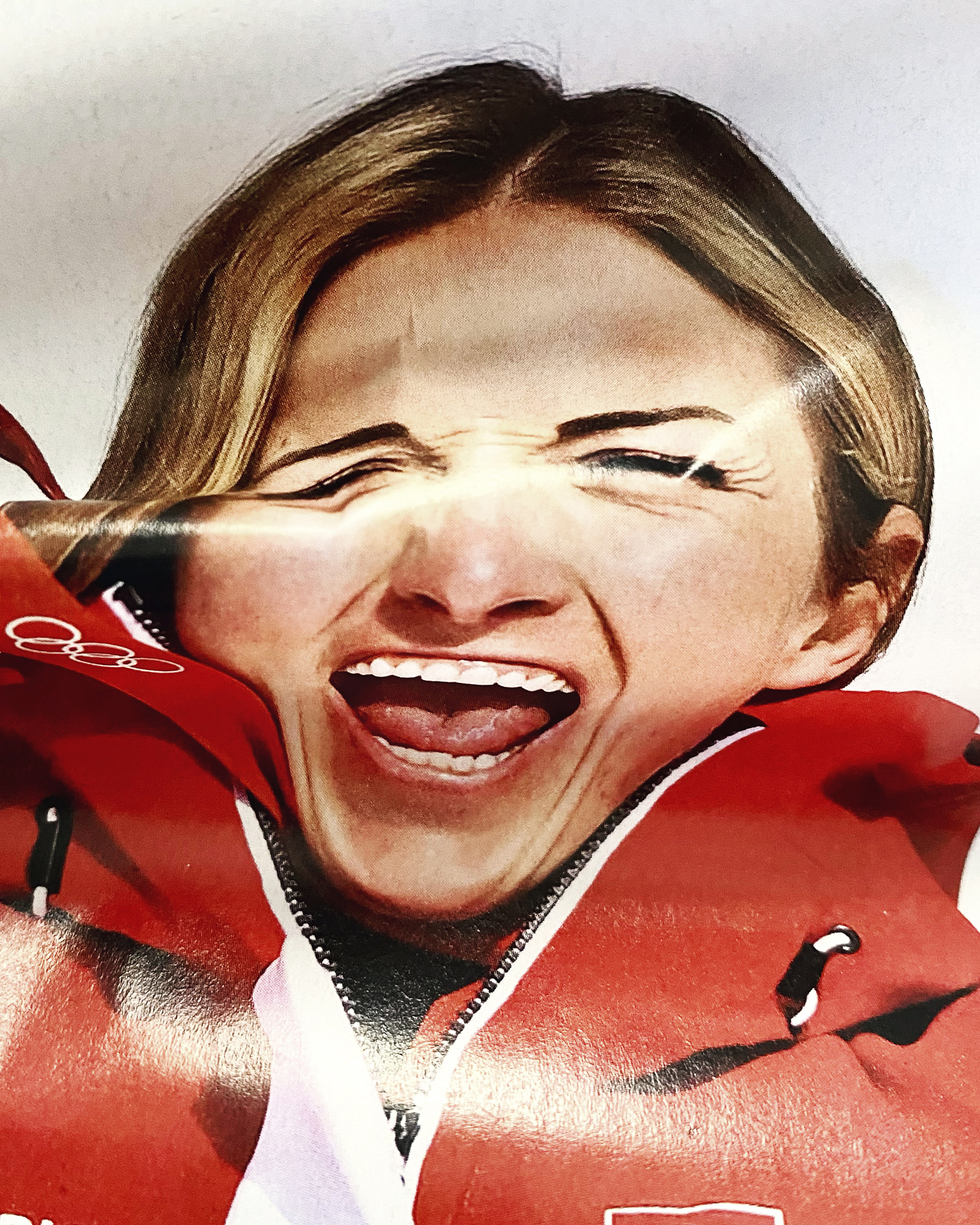 Krummer Kopf Nr. 110 guess who? tip: her name is fine and she is fine, fine in skiing